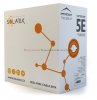 SOLARIX kabel F/UTP, drut, zewnętrzny suchy, czarny, kat.5e - 305m